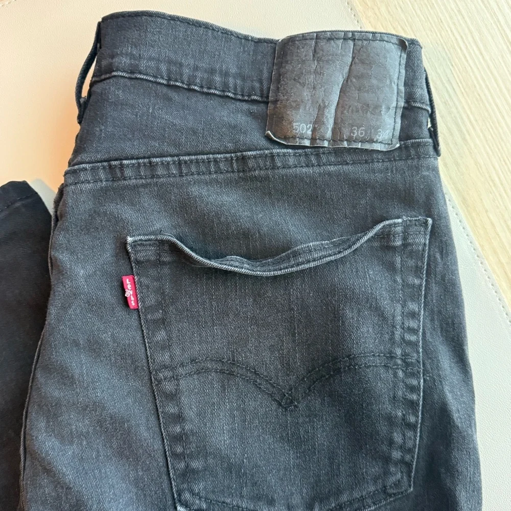 Levi’s Men Black Straight Leg Jeans